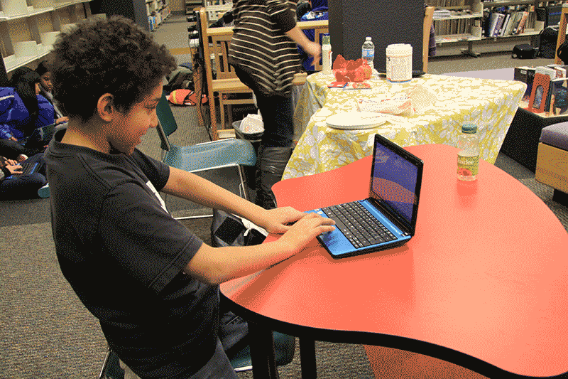 WPL Child on notebook