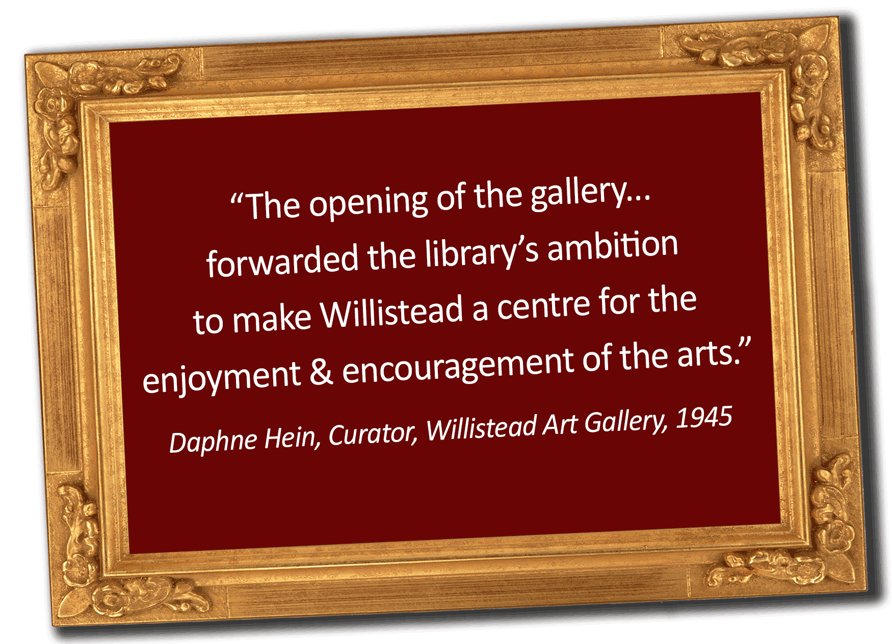 Daphne Hein, Curator, Willistead Art Gallery of Windsor