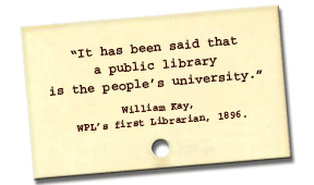 William Kay, Windsor Public Library's first librarian