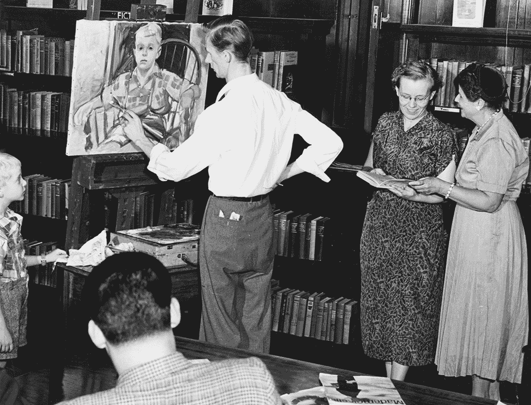 Kenneth Saltmarche Art Demonstration